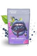 Wild Blueberry flavored toothpicks pack with juice splash
